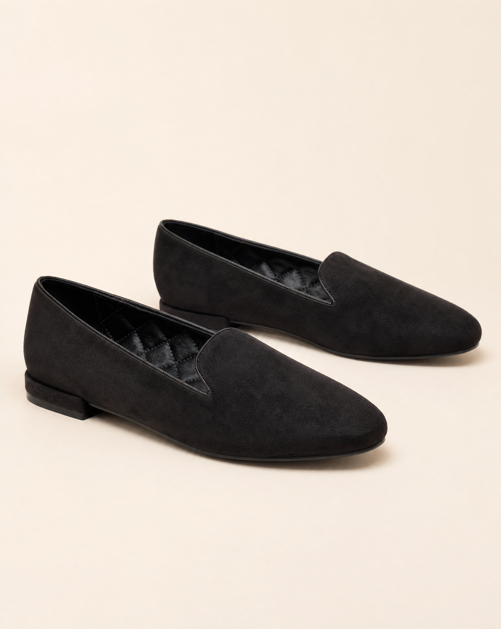 Mocassini VB6189 neri vista laterale