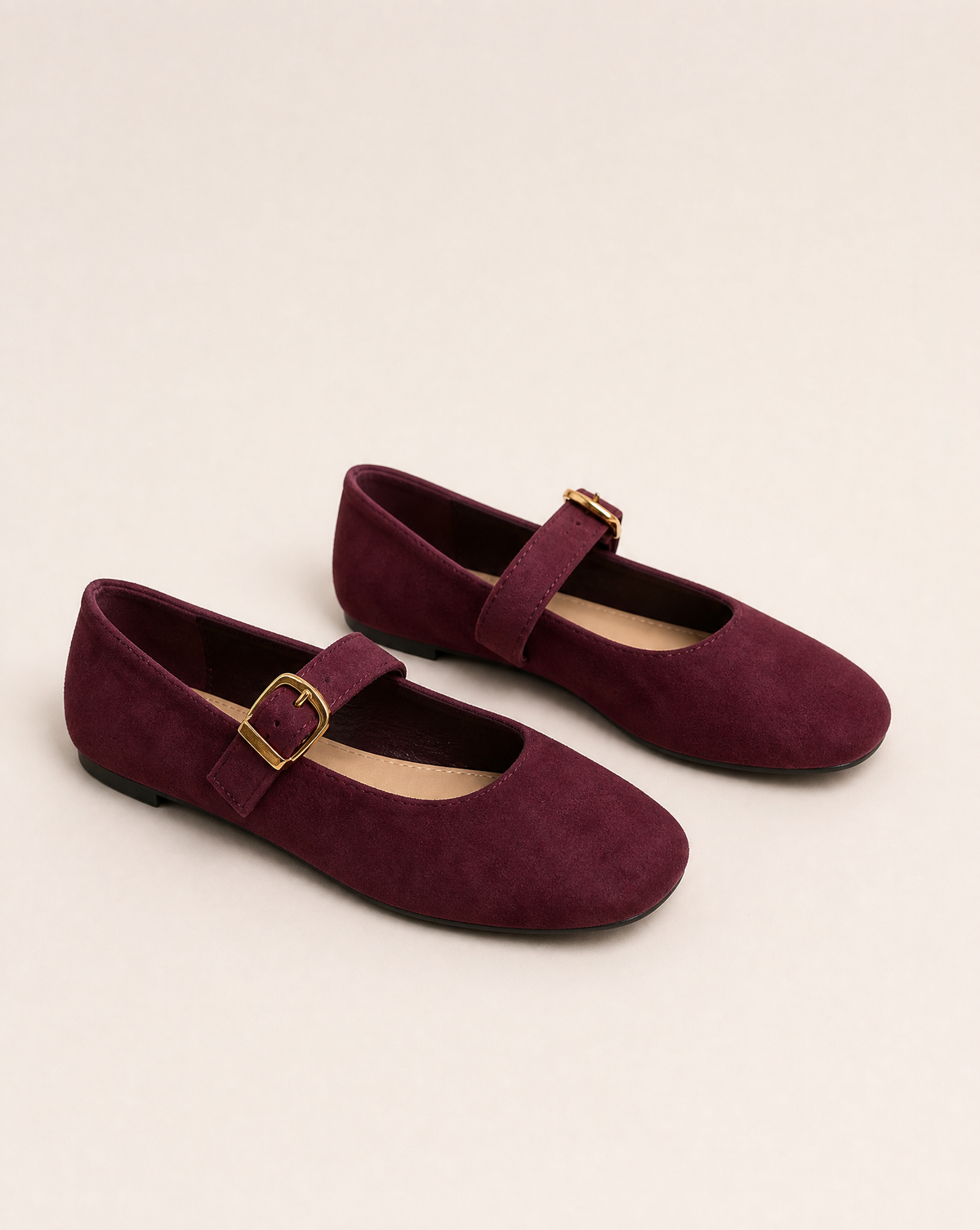 Ballerine donna VB6192 colore Bordeaux, vista laterale