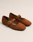 Ballerine donna VB6192 colore Marrone, vista tre quarti