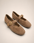 Ballerine donna VB6192 colore Taupe, vista tre quarti