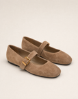 Ballerine donna VB6192 colore Taupe, vista laterale