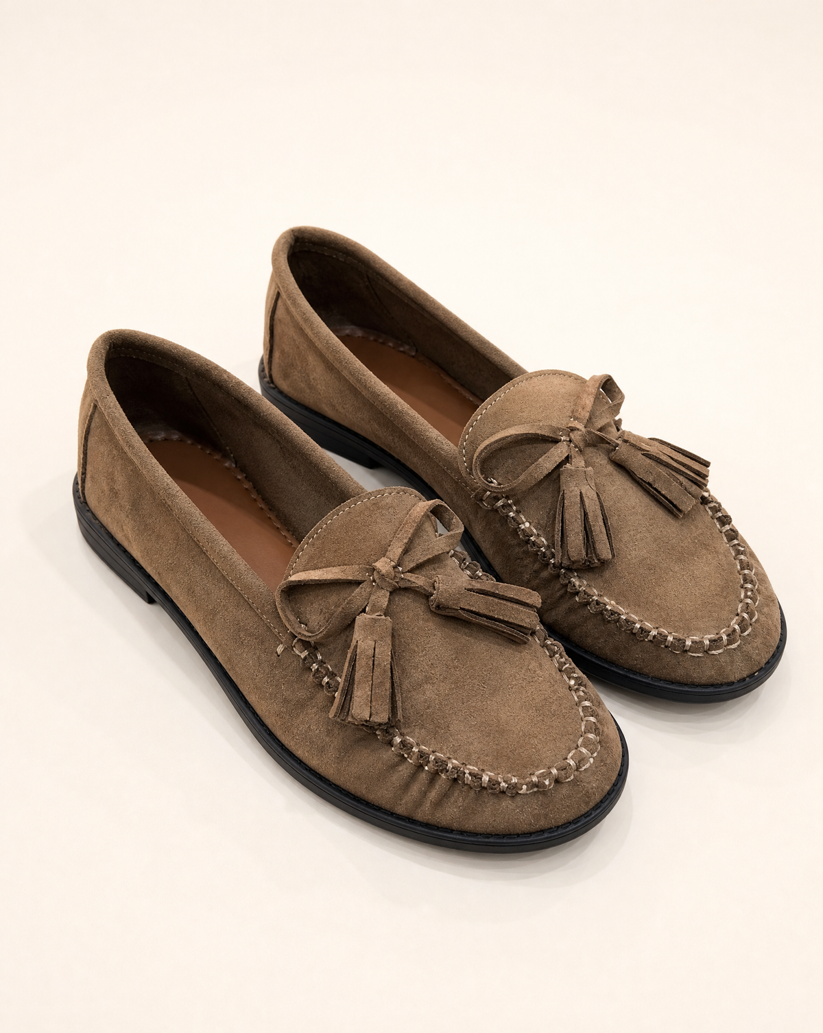 Mocassini donna VB6601 Kaki - vista 1