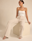 Pantaloni x17 603 Beige indossati da Polly 6, foto 3