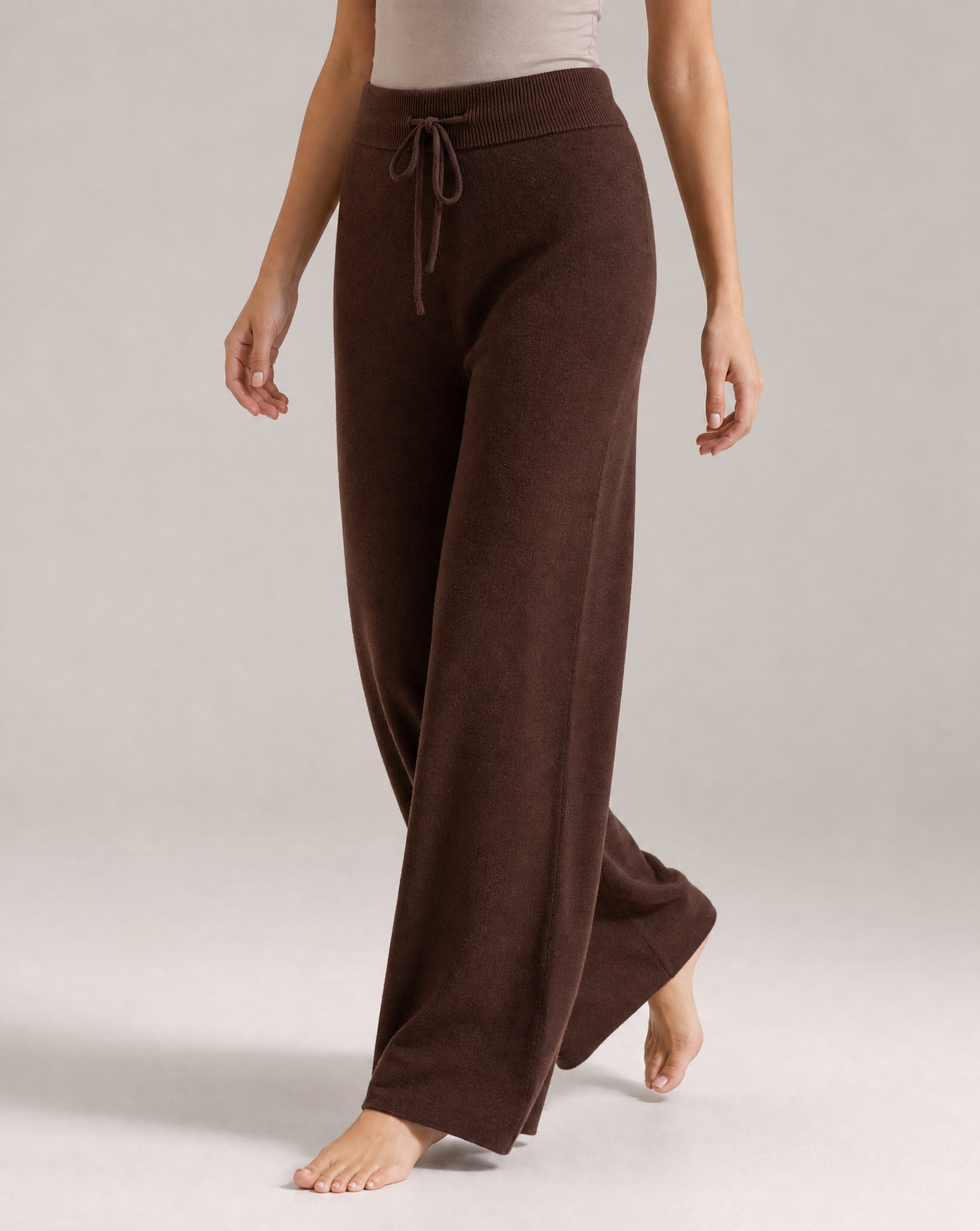 Pantaloni x17 603 Marrone indossati da Polly 6, foto 2