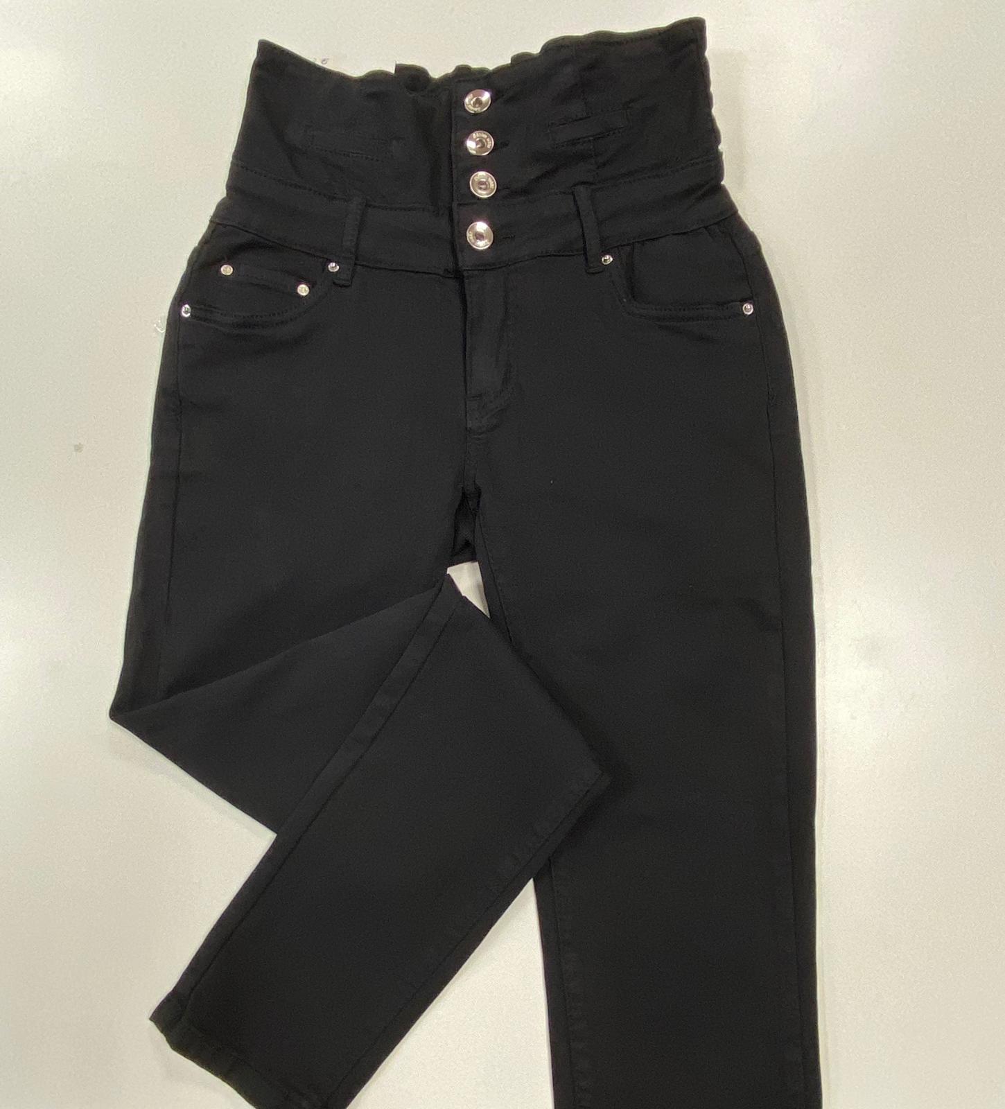 Jeans Donna Vita Alta Elastici Stretti A Matita - Pantaloni Moda Tempo Libero, Cotone Morbido (75% Cotone, 23% Poliestere, 2% Elastan)