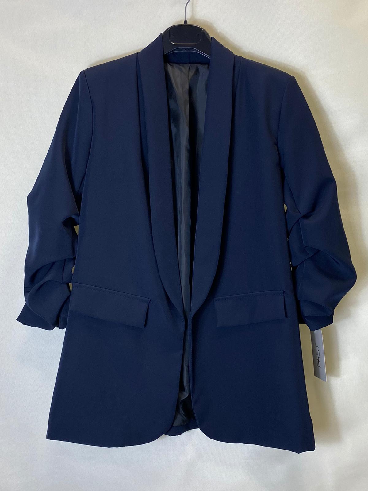 Blazer elegante a manica arrotolata
