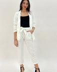 Pantaloni eleganti con fiocco
