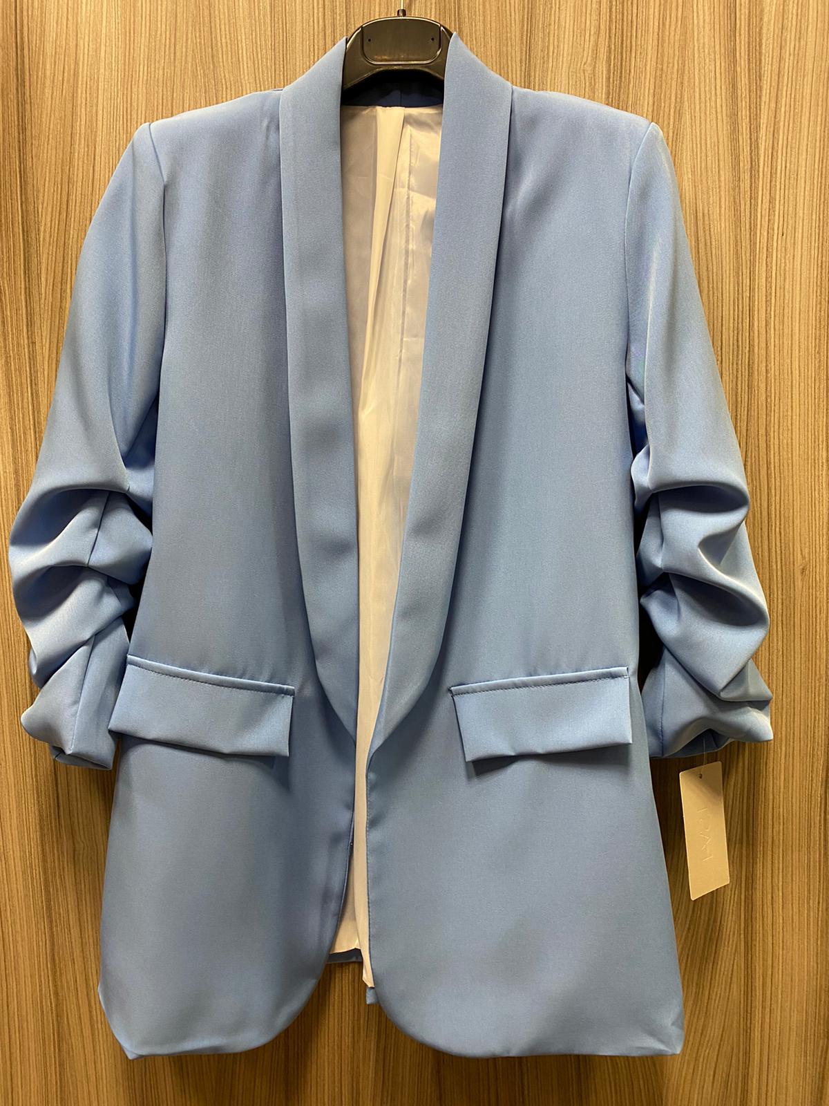 Blazer elegante a manica arrotolata