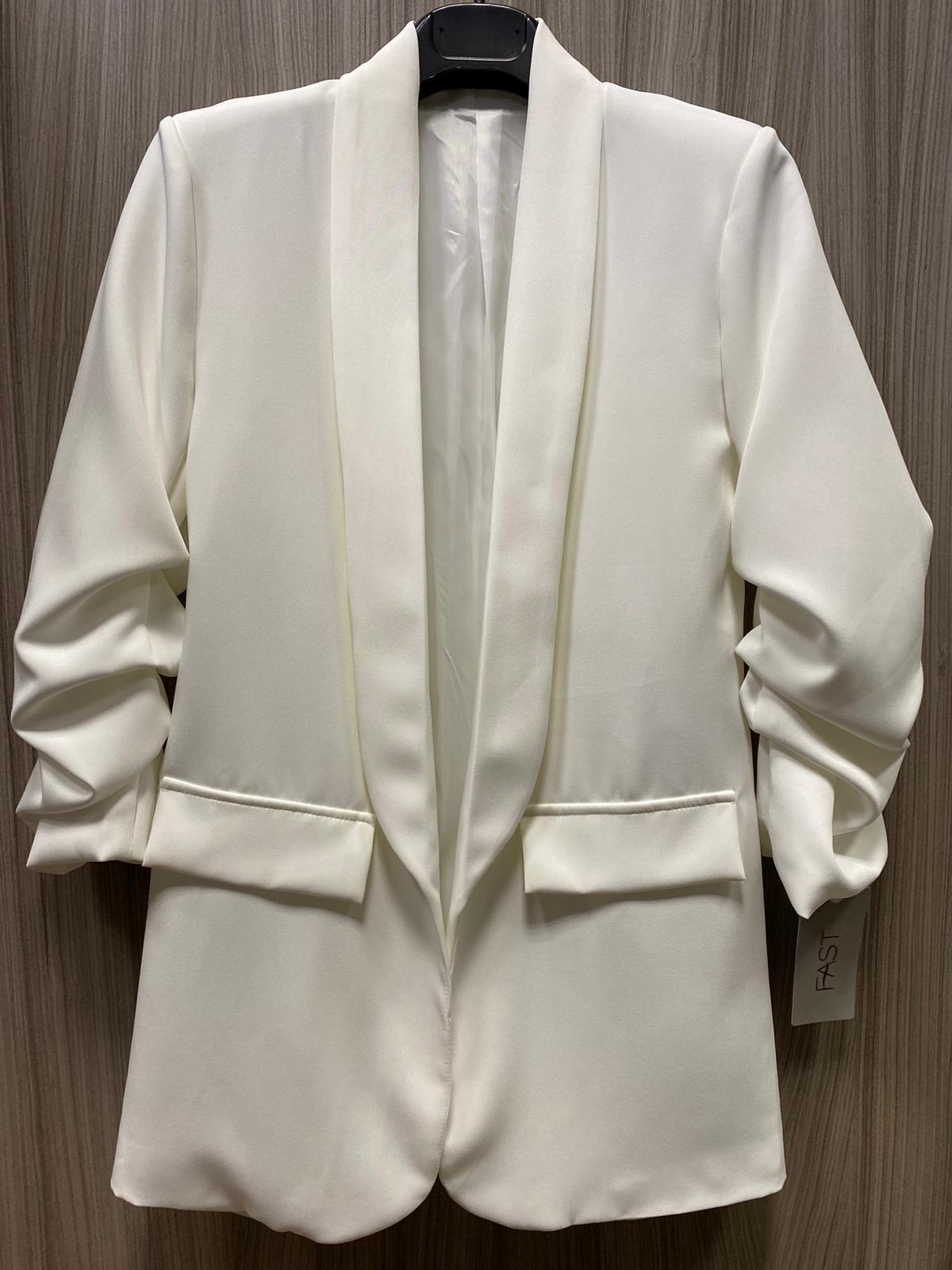 Blazer elegante a manica arrotolata