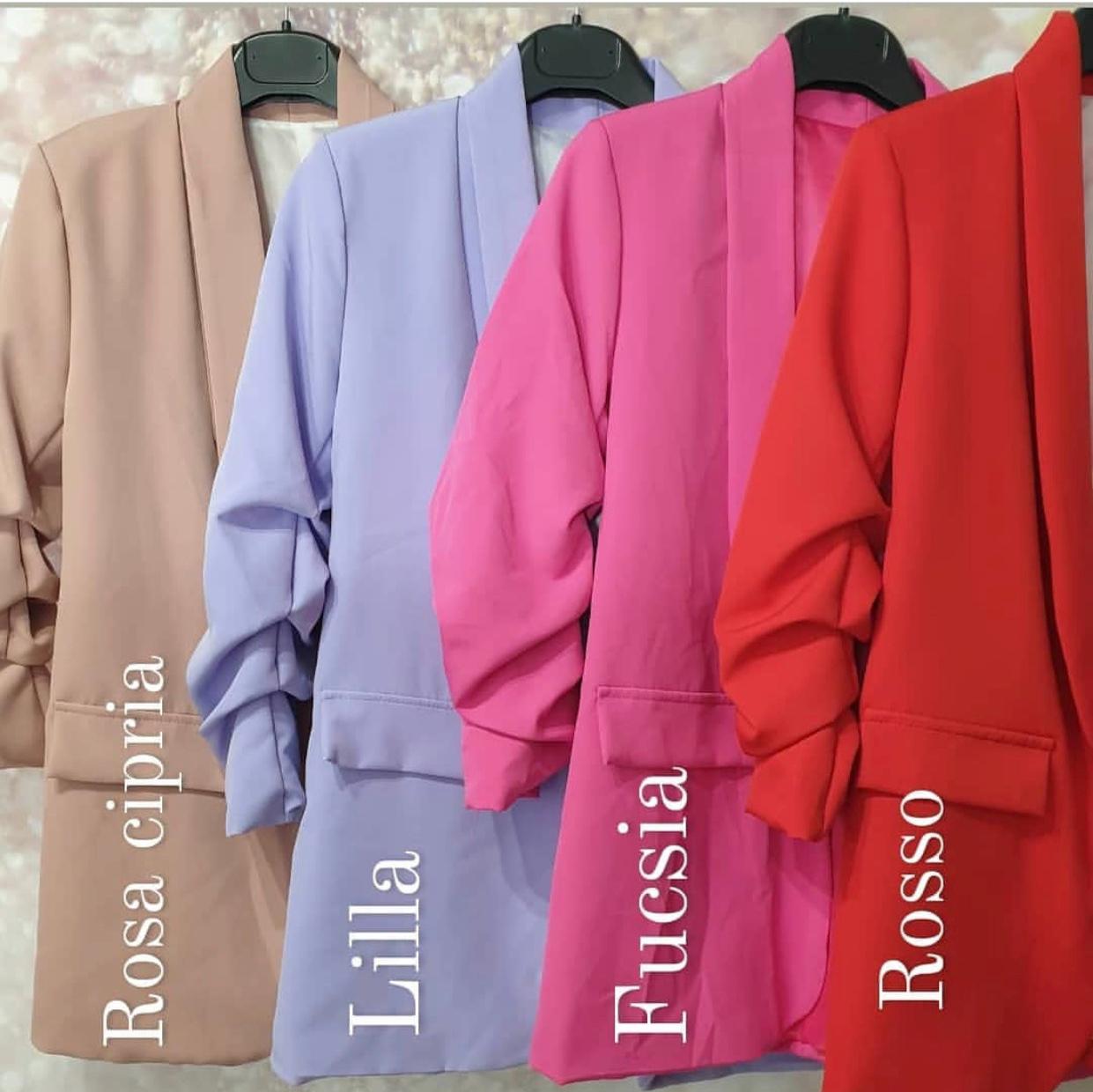 Blazer elegante a manica arrotolata