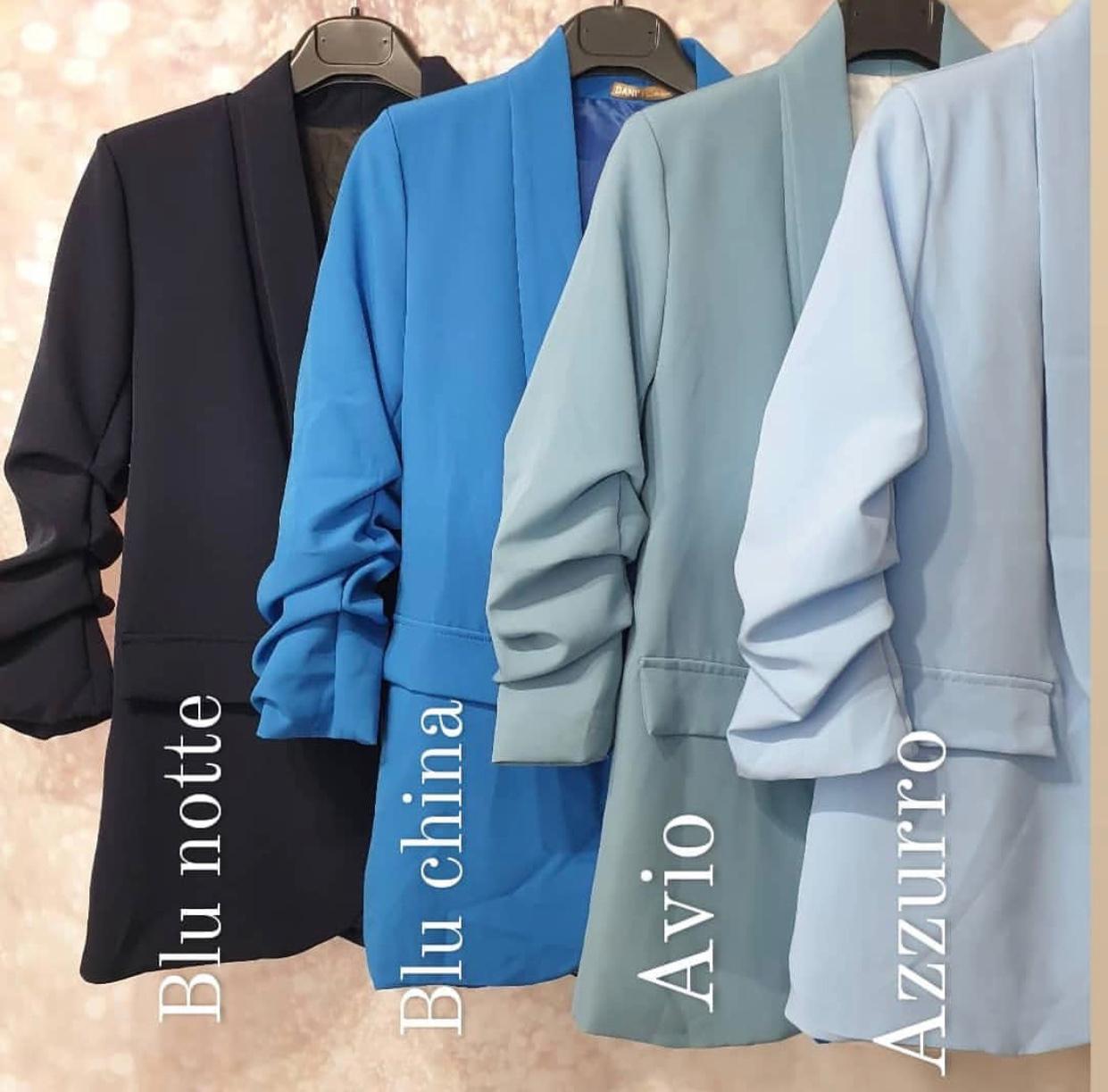 Blazer elegante a manica arrotolata
