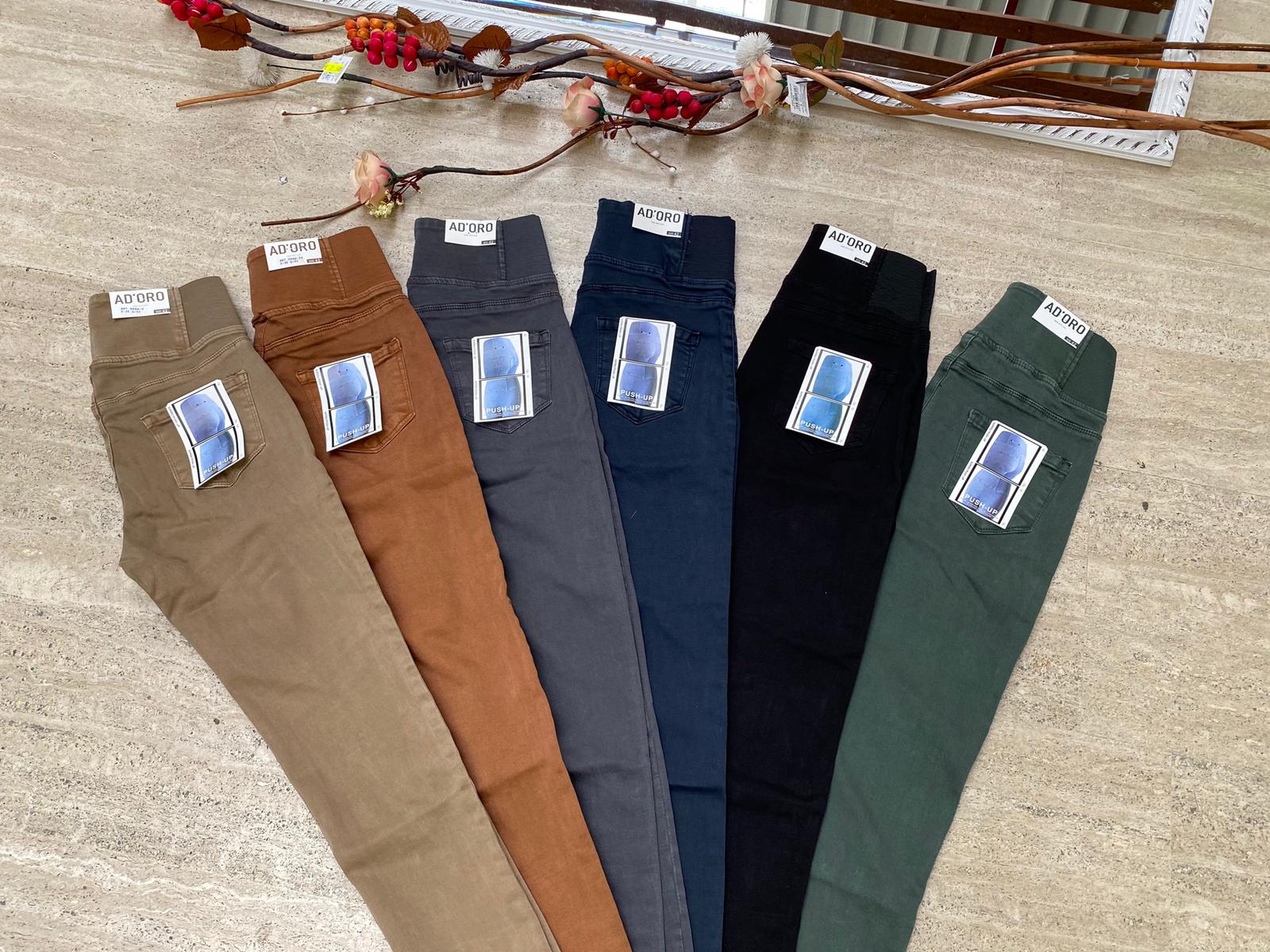 Jeggings donna push up vita alta