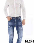 JEANS UOMO CON STRAPPI
