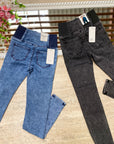 Jeggings donna push up vita alta