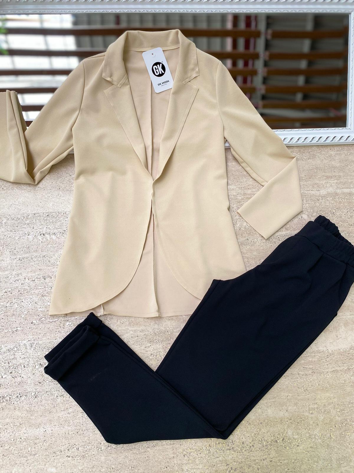 BLAZER BASIC CON COLLETTO
