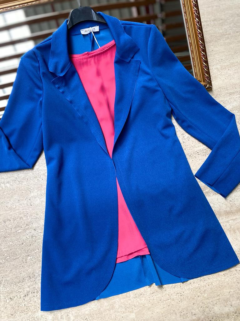 BLAZER BASIC CON COLLETTO