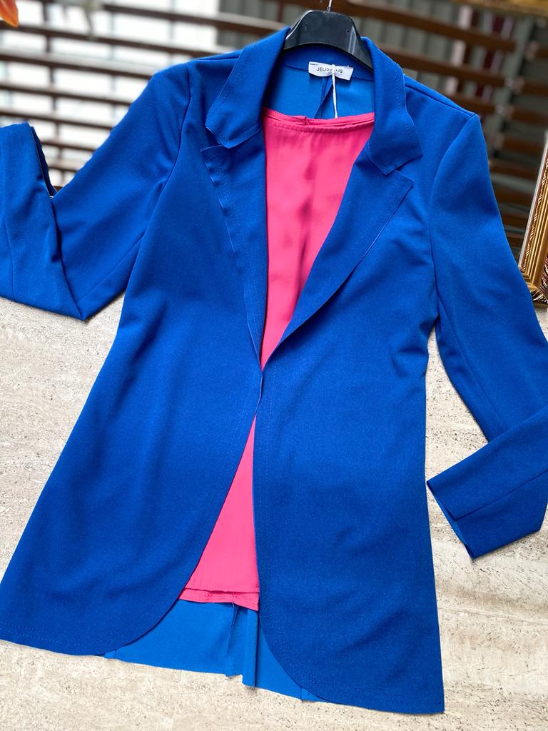 BLAZER BASIC CON COLLETTO