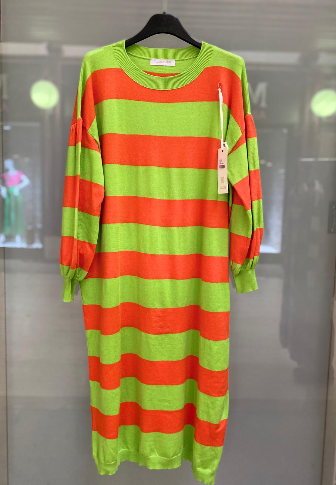 ABITO MAGLIONE A RIGHE
