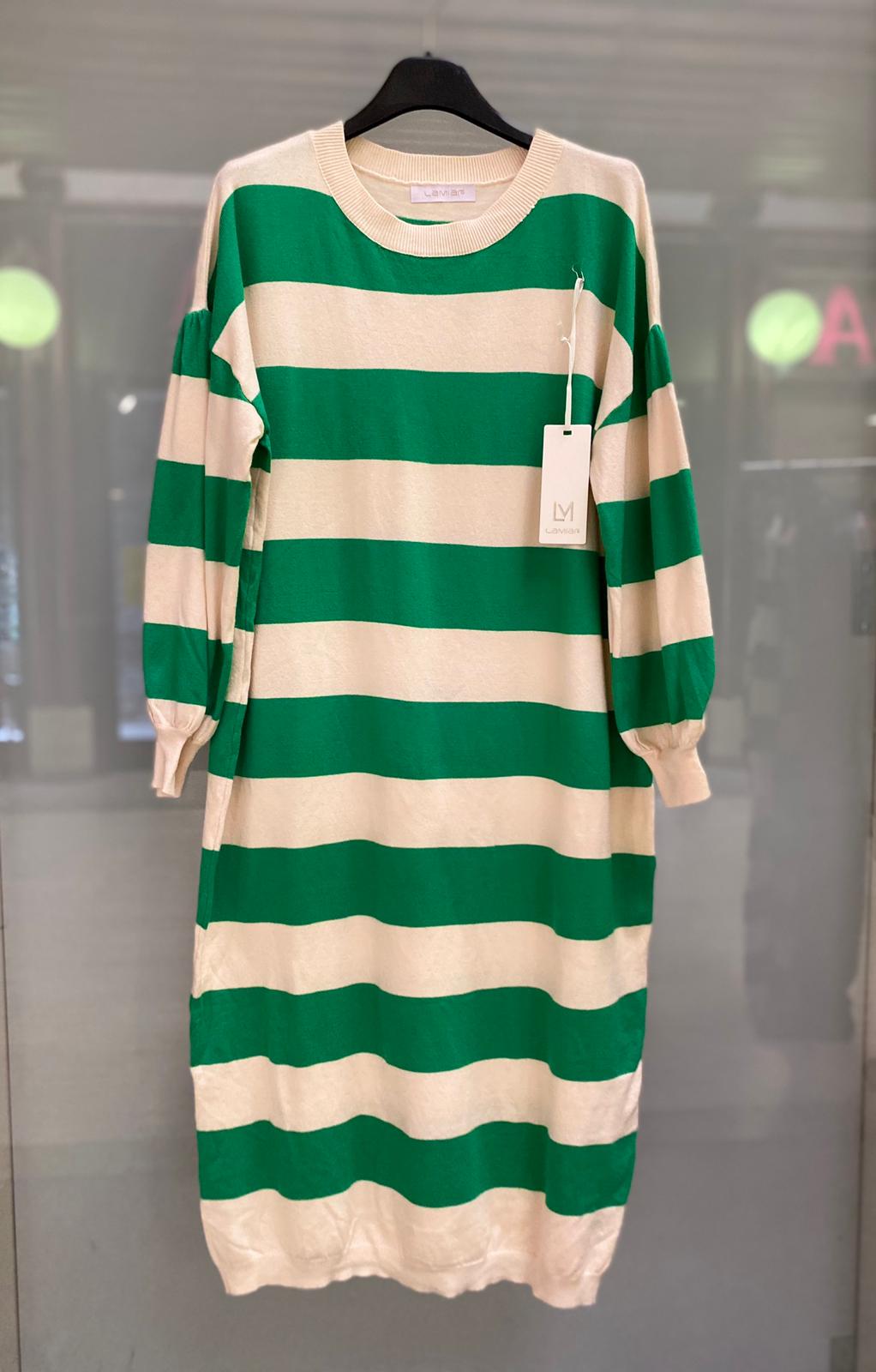 ABITO MAGLIONE A RIGHE