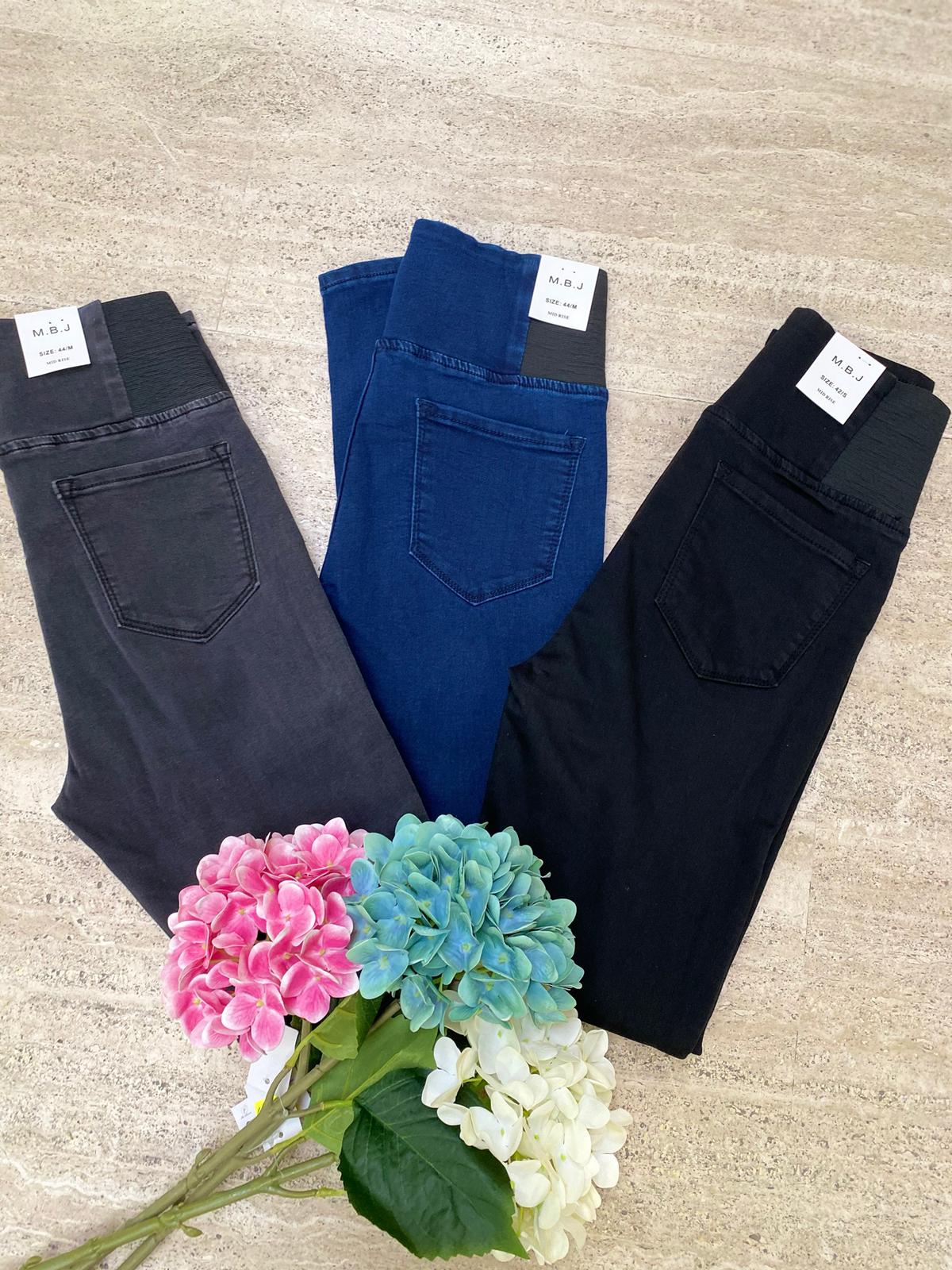 Jeggings donna push up vita alta