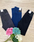 Jeggings donna push up vita alta