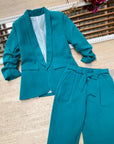 Pantaloni eleganti con fiocco