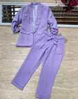 Pantaloni eleganti con fiocco