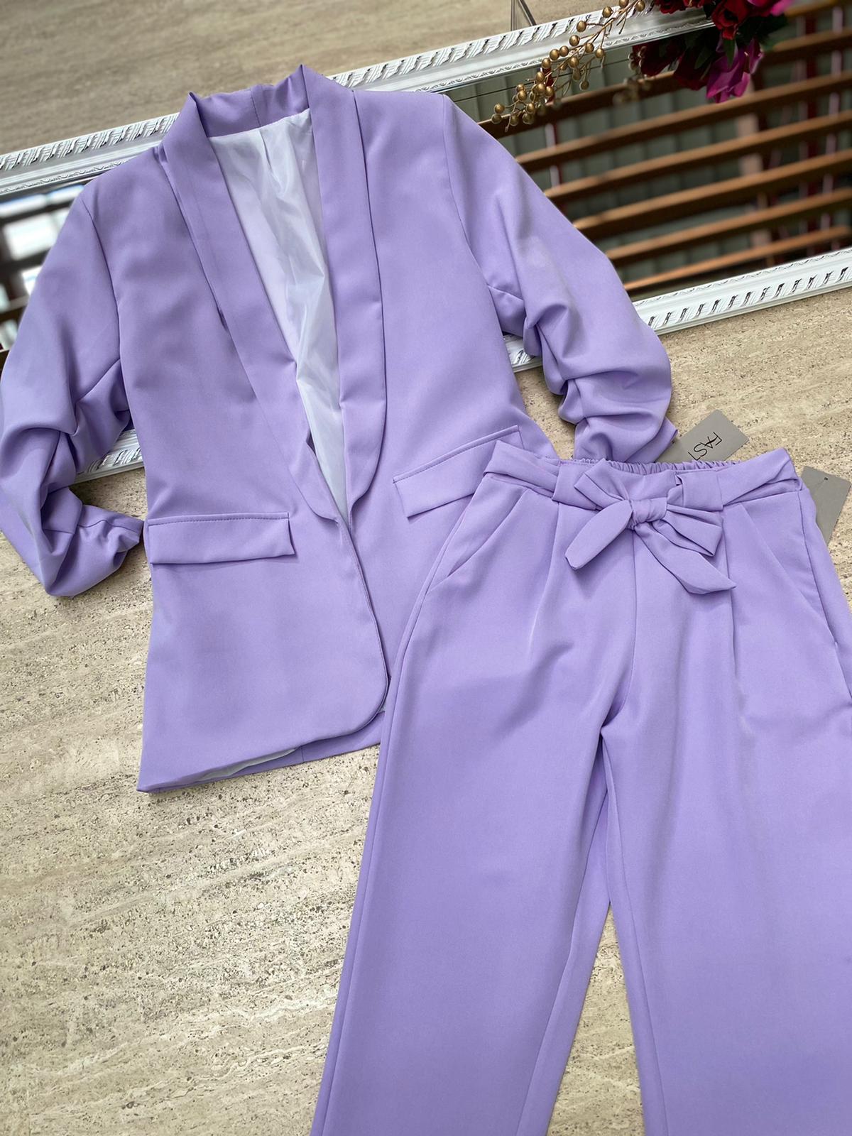 Pantaloni eleganti con fiocco