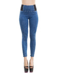 Jeggings donna push up vita alta
